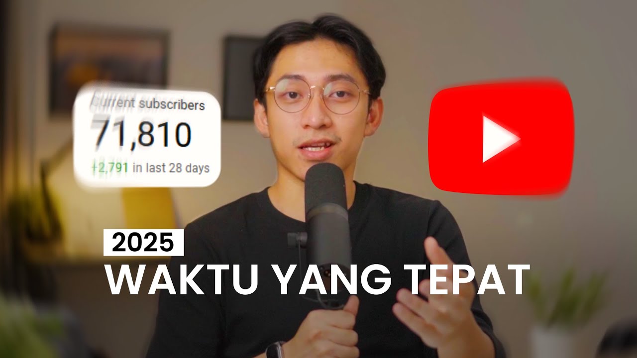 Cara Bikin Video Youtube di Tahun 2025 - tren konten, pamer gear, kesalahan yg sering terjadi cover art