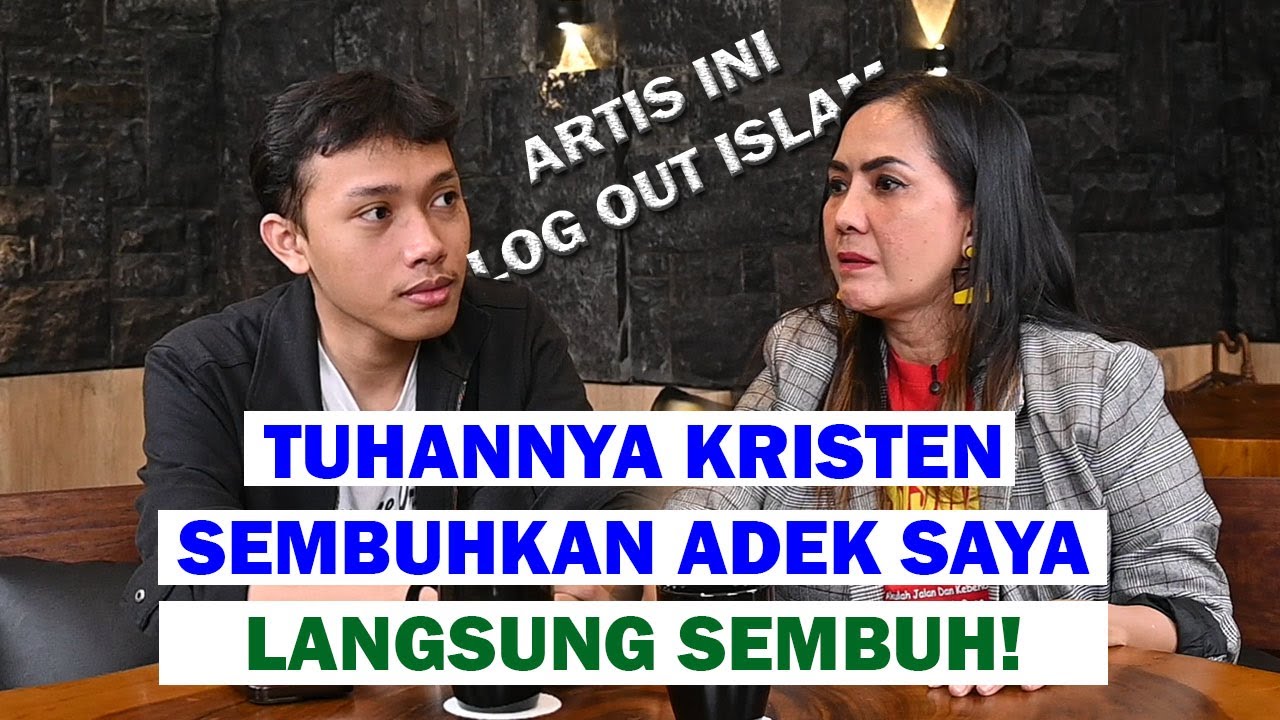 Artis ini masuk kristen setelah dapat mukjizat, dan dapat bisikan roh minta dibabtis -Lusy daiva cover art