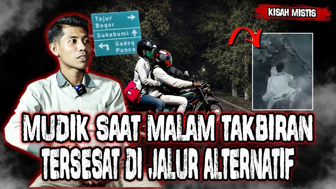 HOROR!! TERSESAT SAAT MUDIK MALAM LEWAT JALUR ALTERNATIVE ! SAMPE NEKAD DI JALUR SEPI cover art