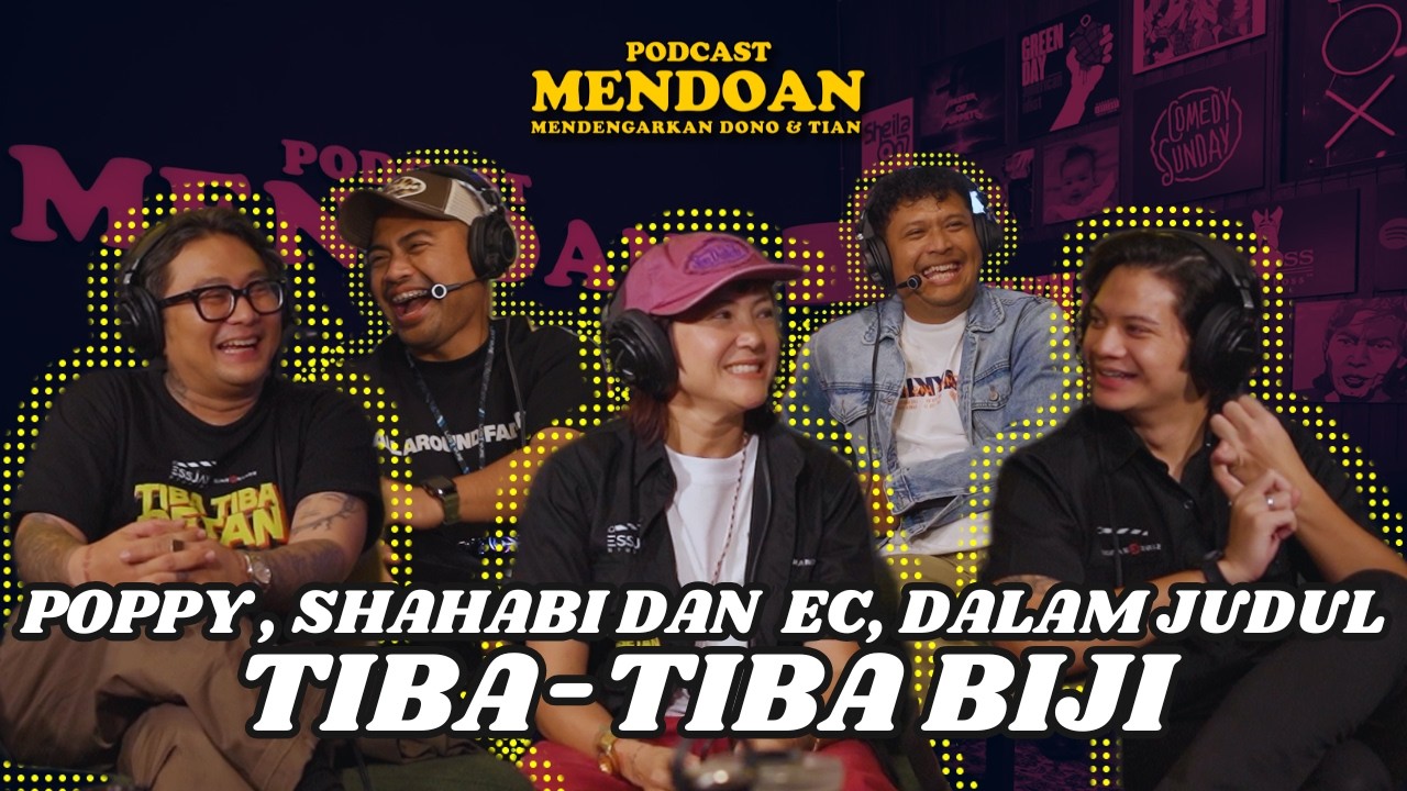 PODCAST MENDOAN - TIBA-TIBA BARENG CAST AND DIRECTOR OF TIBA-TIBA SETAN cover art