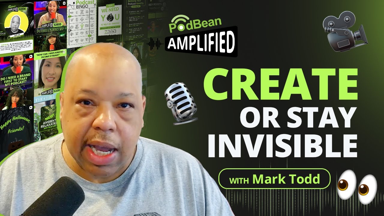 Create or Stay Invisible @markizmarketing1 cover art