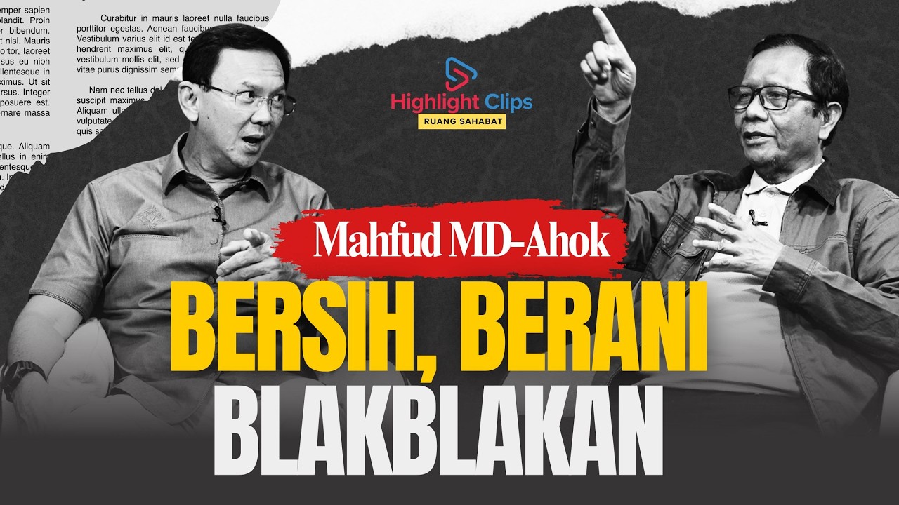 AHOK KE MAHFUD: ORANGNYA KERAS TAPI MAU NERIMA KRITIK cover art