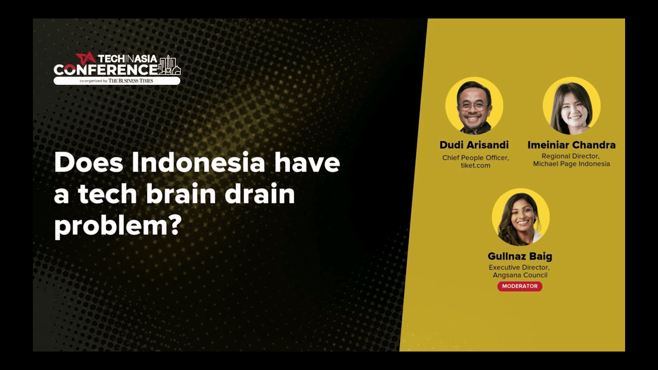 Does Indonesia Have a Tech Brain Drain Problem? | Tech in Asia Conference Jakarta 2024 cover art