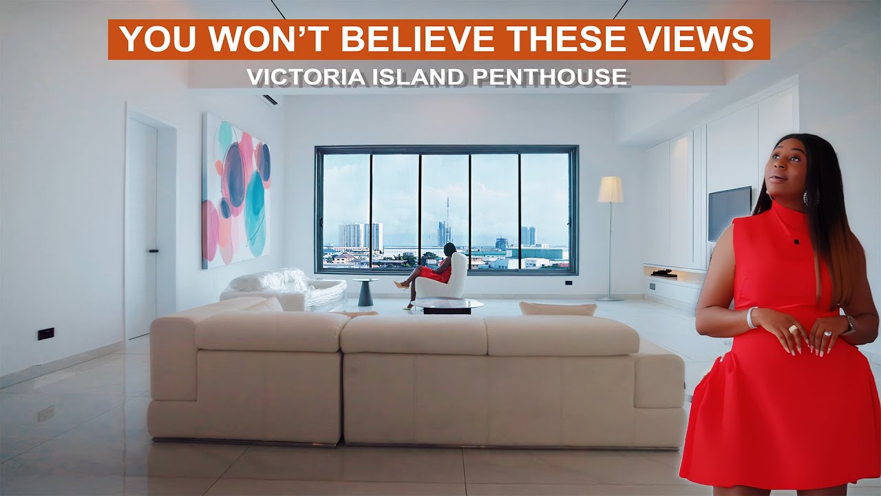 600sqm Ultra-Luxury Penthouse Tour in Victoria Island | Ocean Views, Private Cinema & Rooftop Bliss! cover art