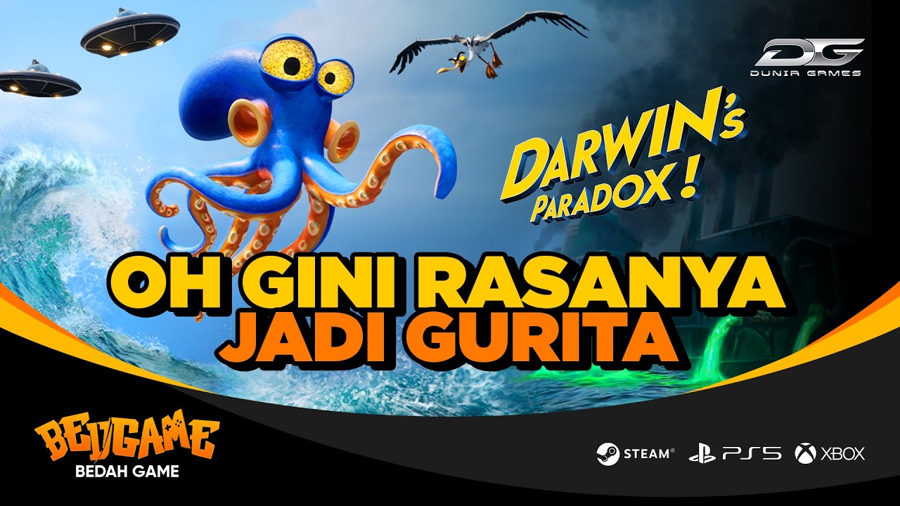 BEDAH GAME #8 | Darwin’s Paradox! – Game Simulasi jadi Gurita, Platformer Bikin Frustrasi cover art