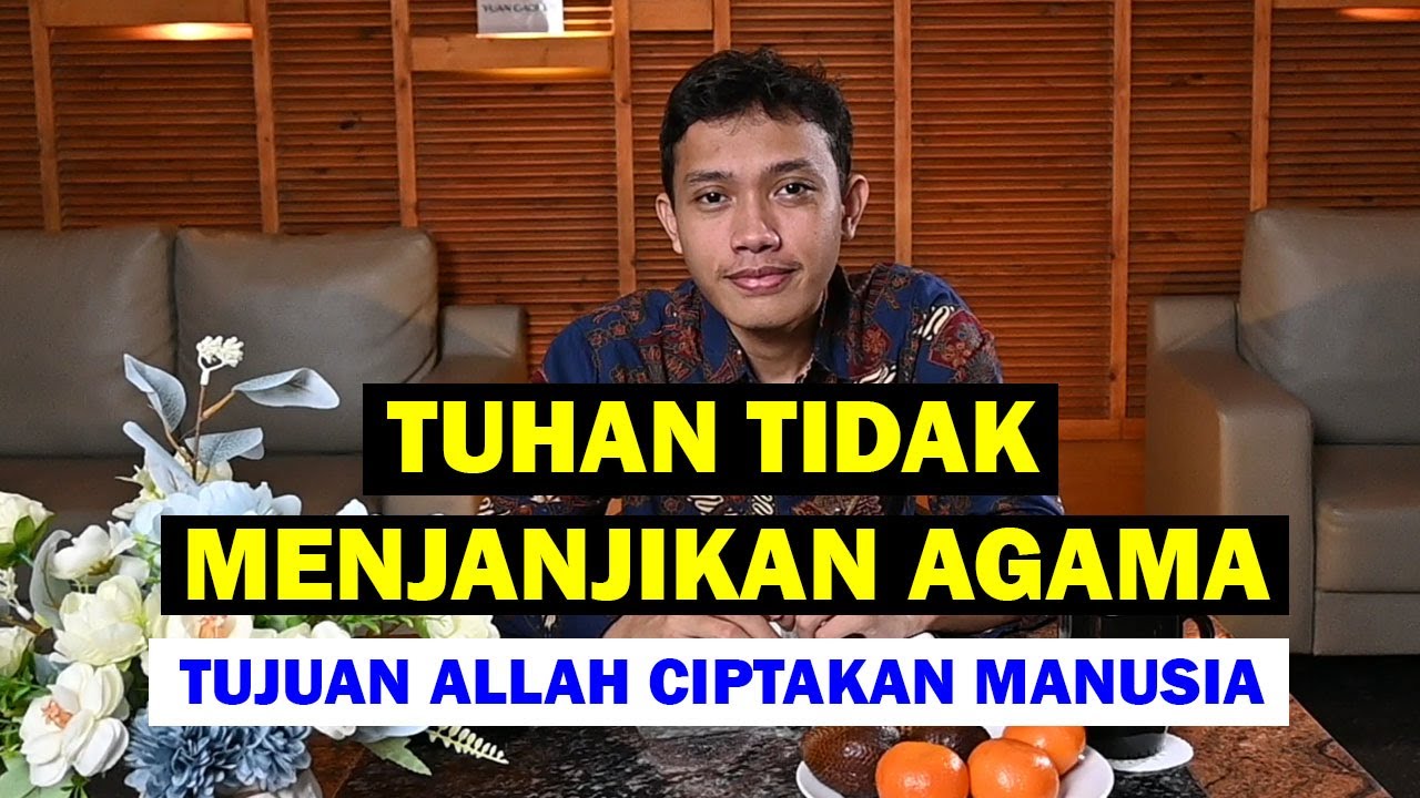 Jangan percaya pada agama! Tuhan tidak pernah menjanjikan agama, ini tujuan Allah ciptakan manusia. cover art