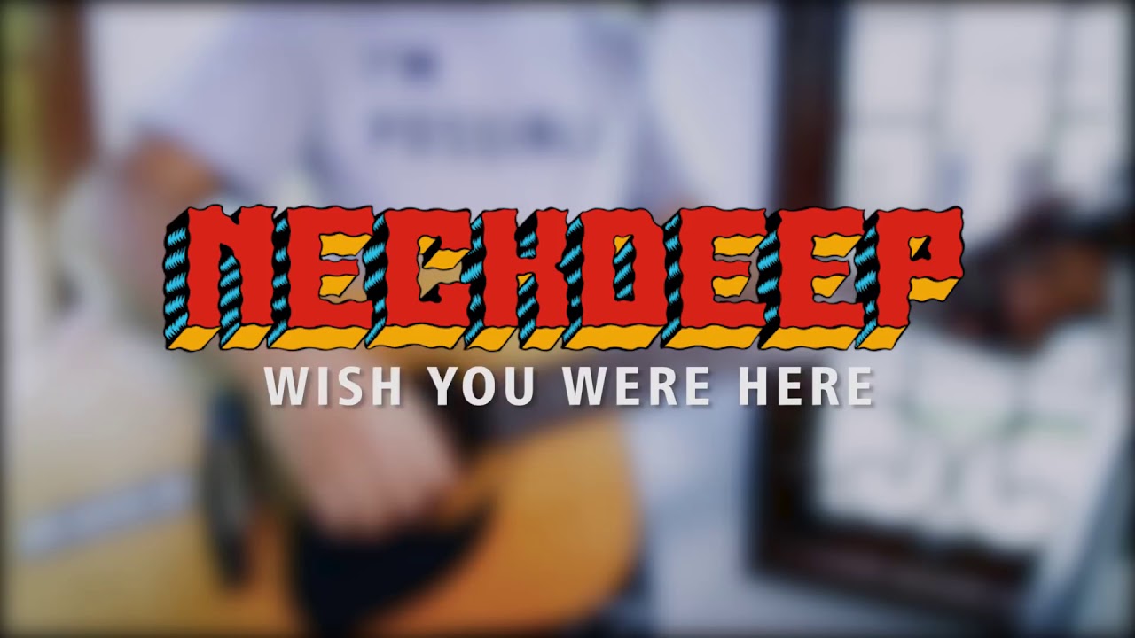 Neck Deep - Wish You Were Here (Cover) by Hidden Message | with lyric cover art