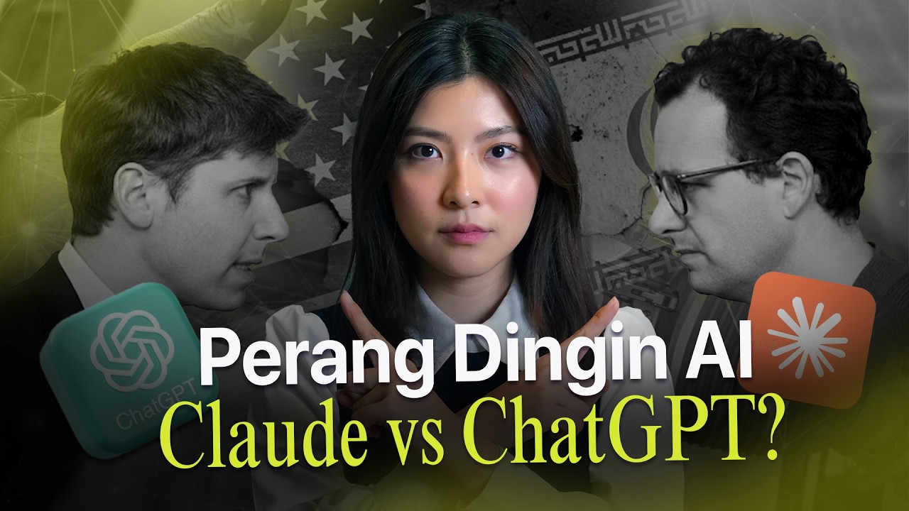 ChatGPT Dukung Perang? Claude Tolak Ikutan. #ThereYouLearn cover art