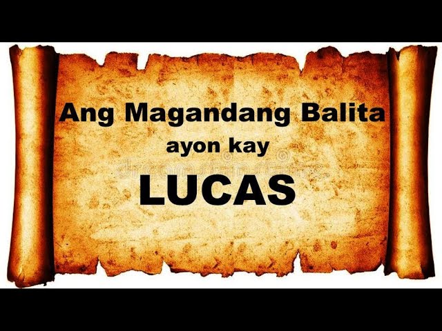 LUCAS 1-24 : Audio & Text Bible (Tagalog) Dramatized #bible #salitangdiyos #audiobible cover art