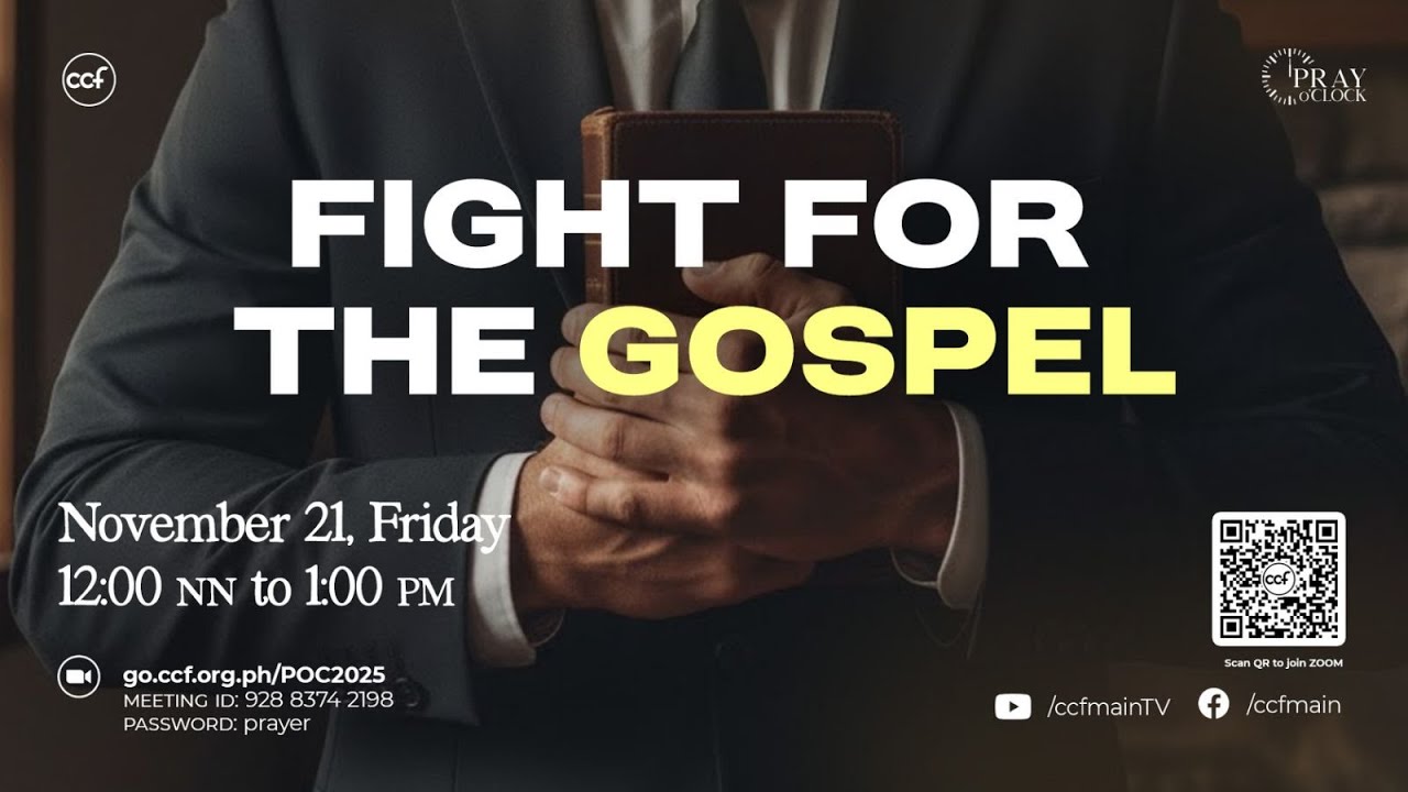 Fight For The Gospel | Pray o'Clock (November 21, 2025) cover art