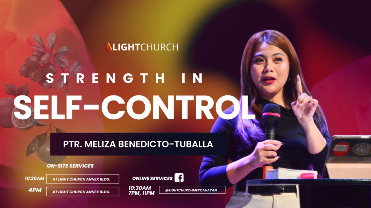 Finding Strength In Self-Control | Ps Meliza Benedicto Tuballa cover art