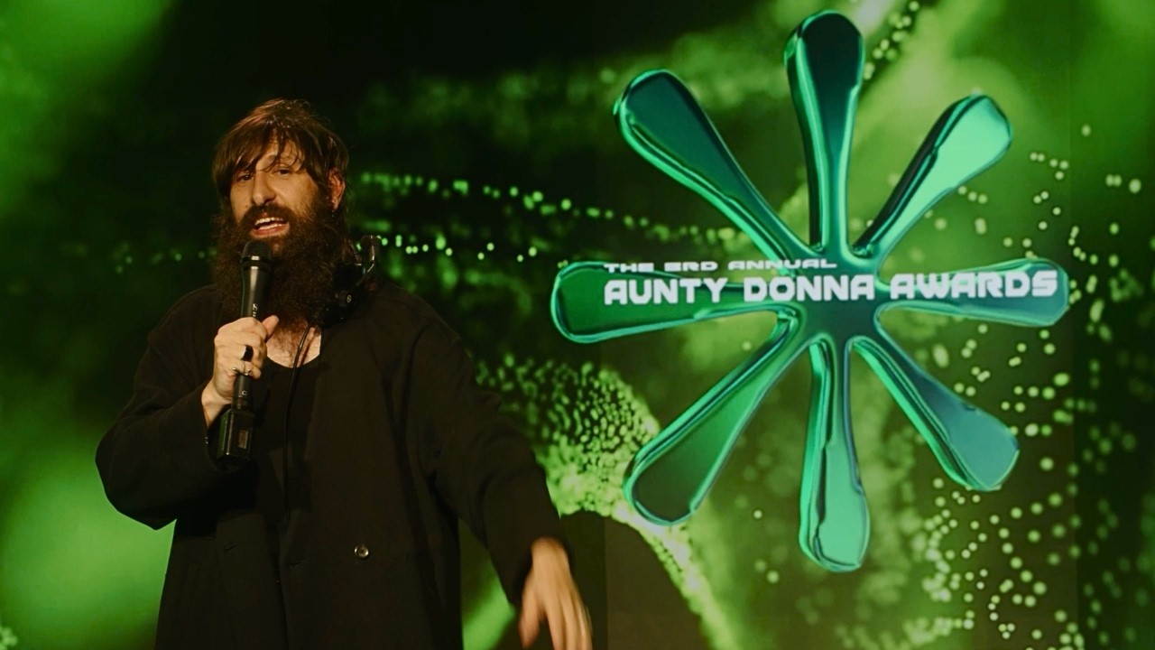 Mark Samual Bonanno brings the Aunty Donna Awards to the Future cover art