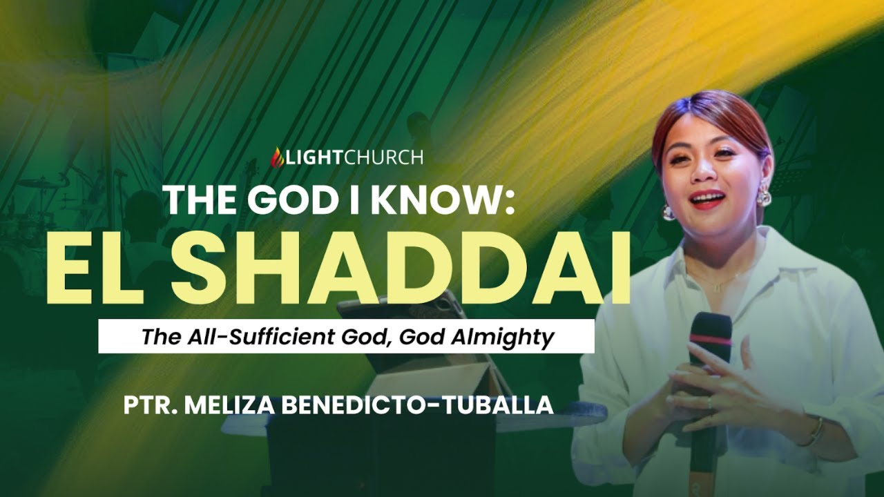 The God I Know "El Shaddai" | Ps Meliza Benedicto - Tuballa cover art