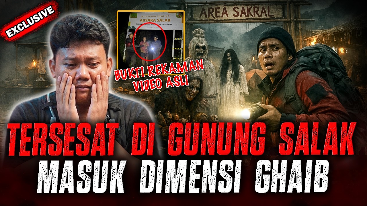 6 PENDAKI TERSESAT DAN HILANG MASUK DIMENSI GHAIB GUNUNG SALAK ! cover art