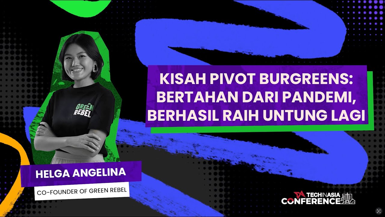 Founders Talk: Helga Angelina - GreenRebels at Tech in Asia Conference Jakarta 2024 cover art