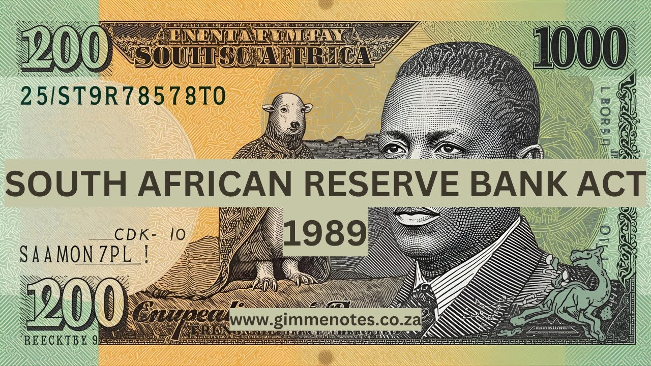 South African Reserve Bank Act 1989: Safeguarding the Rand and Financial Stability cover art