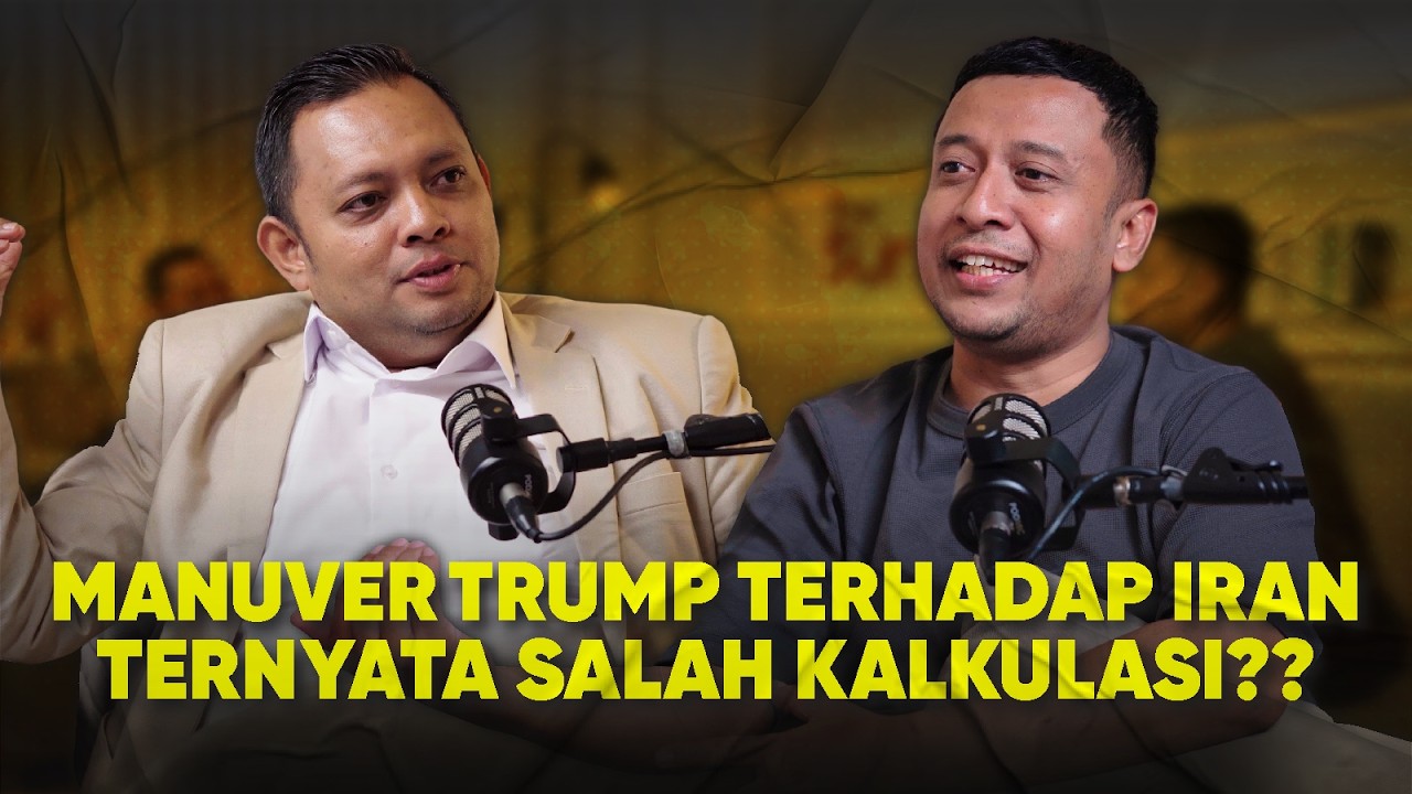 PENGAMAT: TRUMP INI ORANG GILA!! INI TUJUAN SEBENARNYA TRUMP MELAWAN IRAN!! | PIZARO GOZALI IDRUS cover art