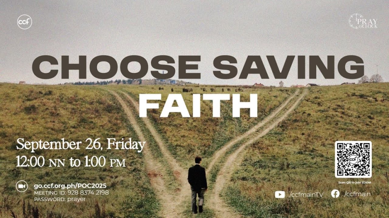 Choose Saving Faith | Pray o'Clock (September 26, 2025) cover art