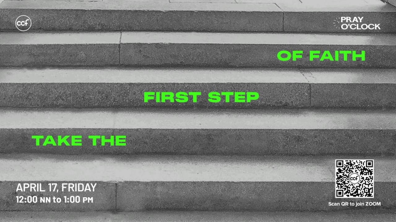 Take The First Step Of Faith | Pray o'Clock (April 17, 2026) cover art