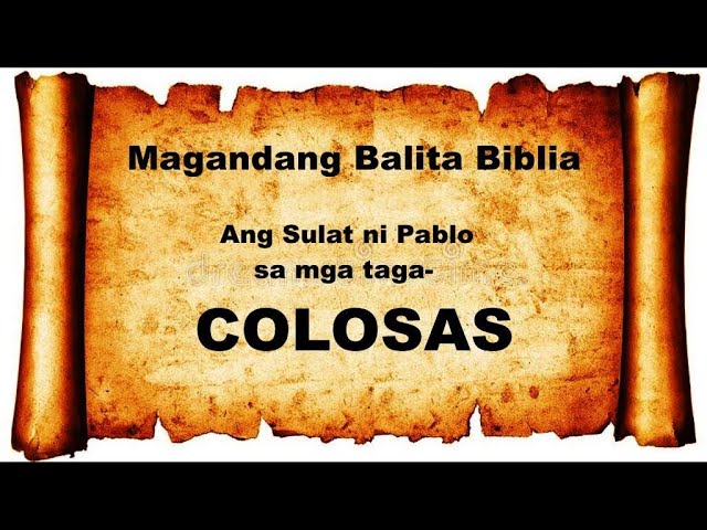COLOSAS 1-4 : Audio & Text Bible (Tagalog) Dramatized #bible #salitangdiyos #audiobible cover art