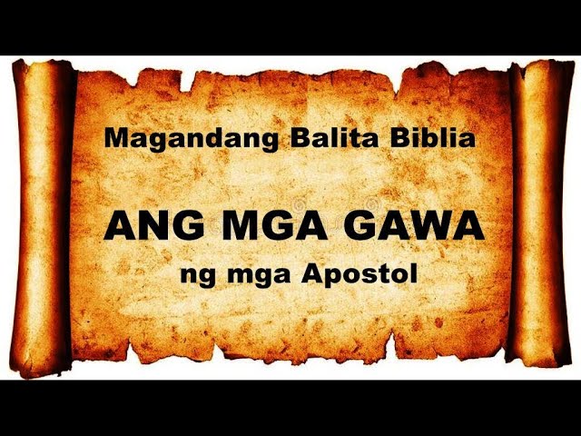 GAWA 1-28: Audio & Text Bible (Tagalog) Dramatized #bible #salitangdiyos #audiobible cover art