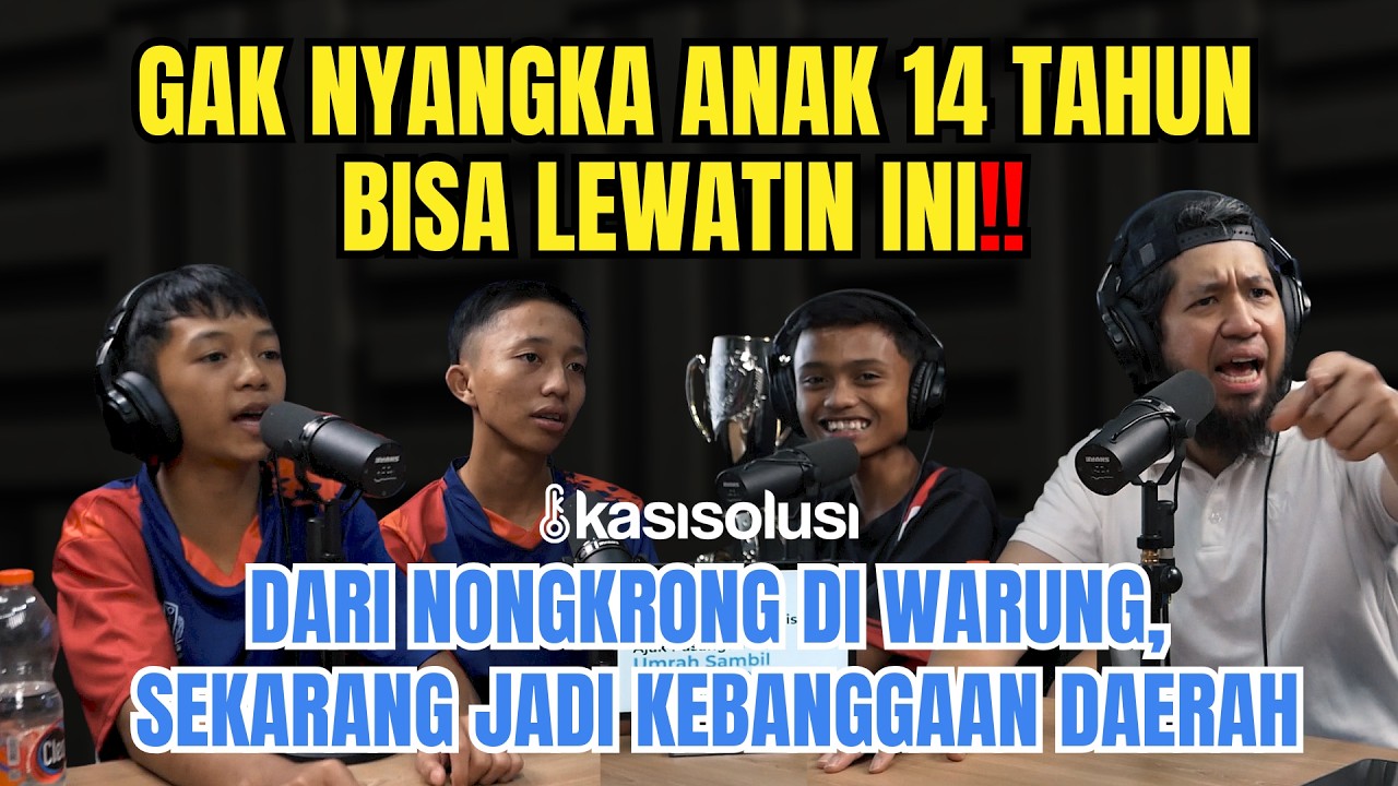 Dari Cuma Nongkrong Di Warung Kopi ke Panggung Nasional — Kisah Anak 14 Tahun Ini Bikin Kagum‼️ cover art