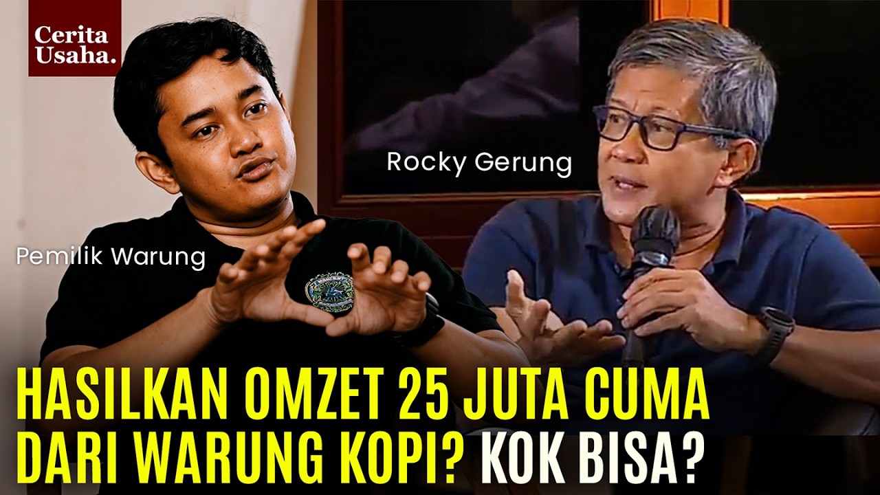 Hasilkan 25 Juta Perbulan Cuma Dari Bisnis Warung Kopi, Rocky Gerung 3 Kali Kesini! cover art