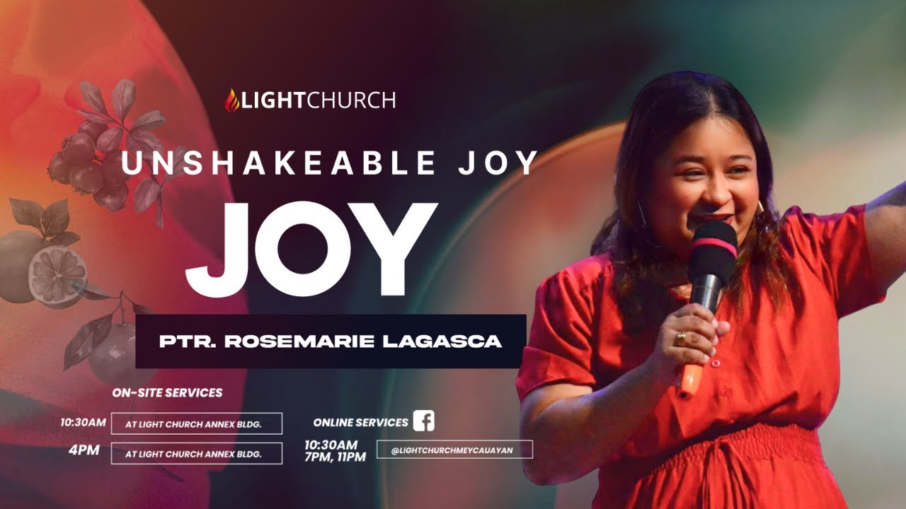 Unshakeable Joy  | Ps Rosemarie Lagasca cover art