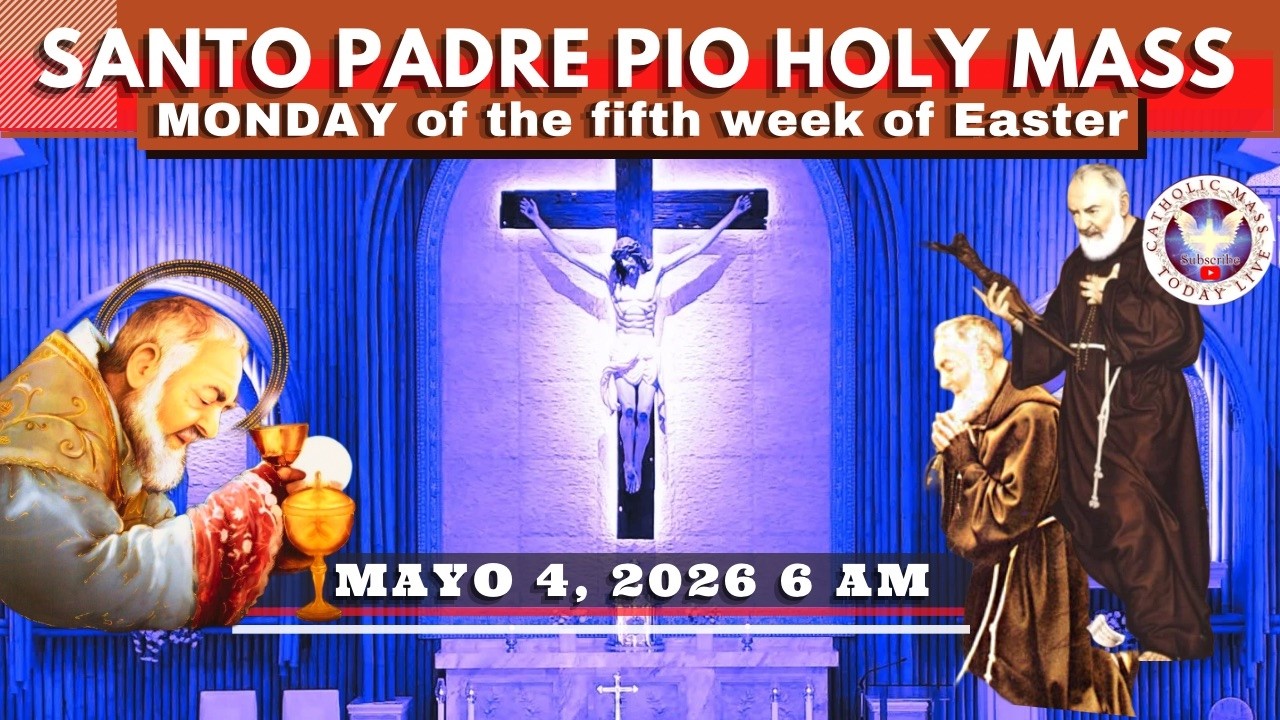 HOLY LIVE MASS TODAY at Santo Padre Pio National Shrine ^ Mayo 4, 2026 6AM cover art