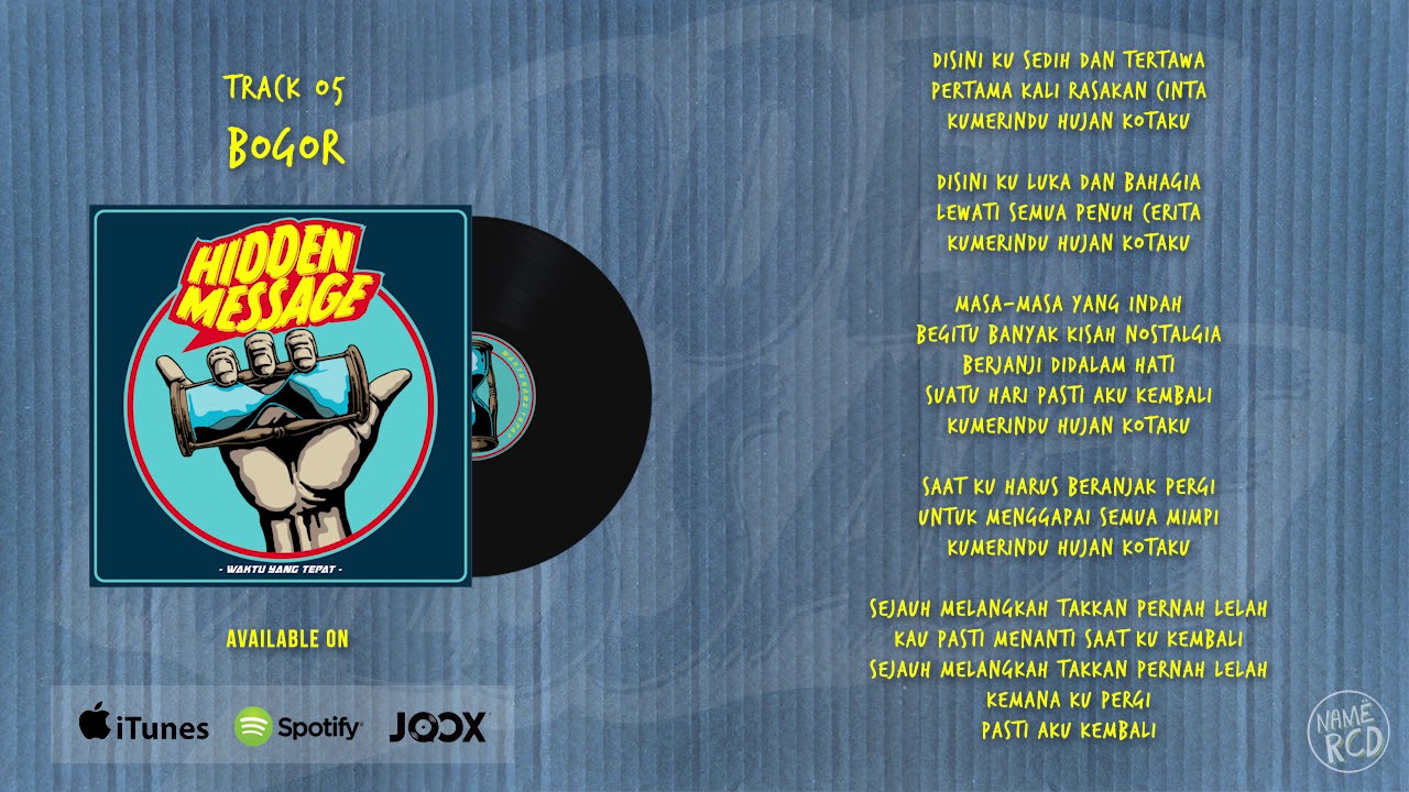 Hidden Message - Bogor (Audio With Lyrics) cover art