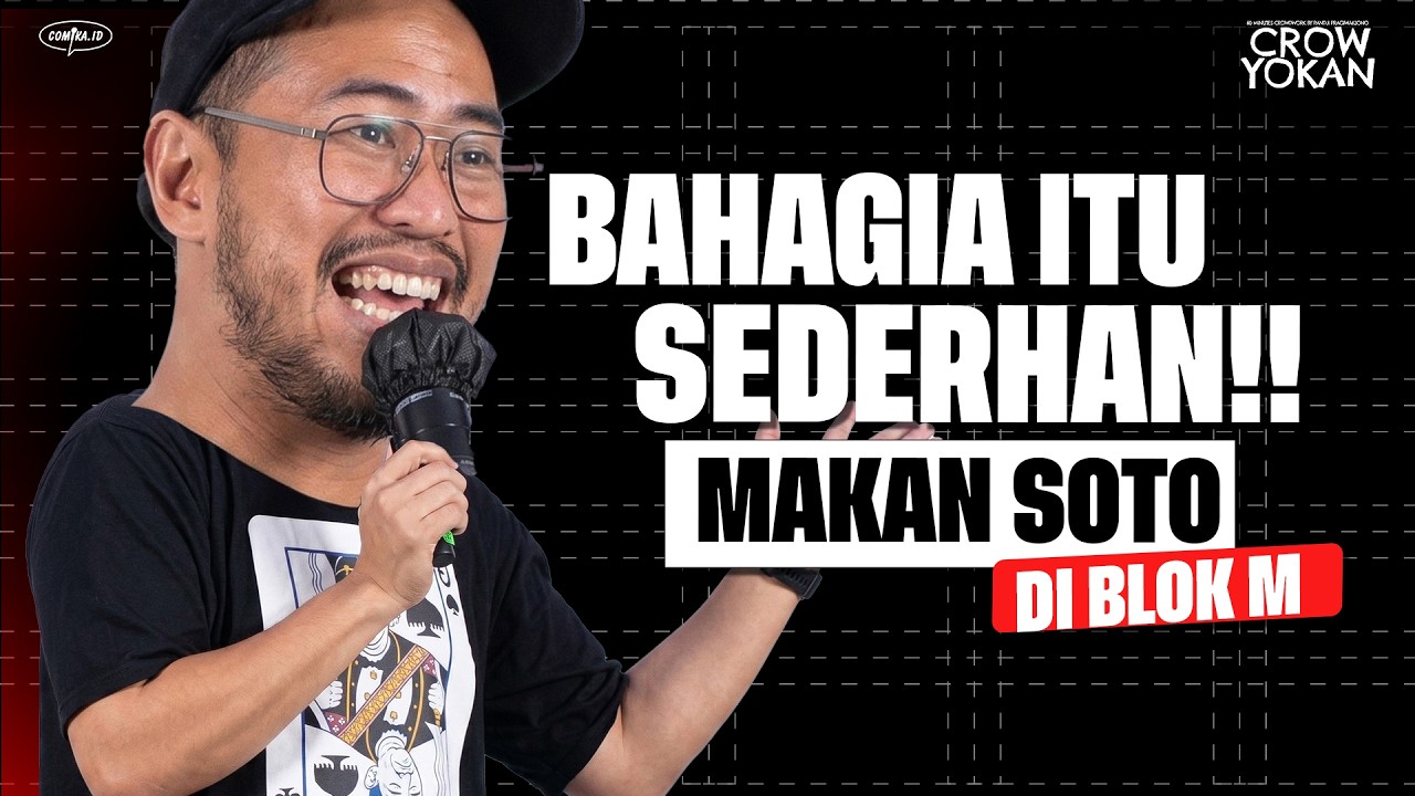 Kisah di Balik Semangkuk Soto, Bahagia Gak Harus Mewah - Crowyokan oleh Pandji Pragiwaksono cover art