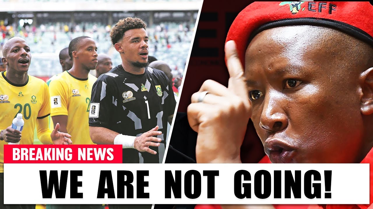 Julius Malema DEMANDS South Africa To Pull Out Of The World Cup cover art