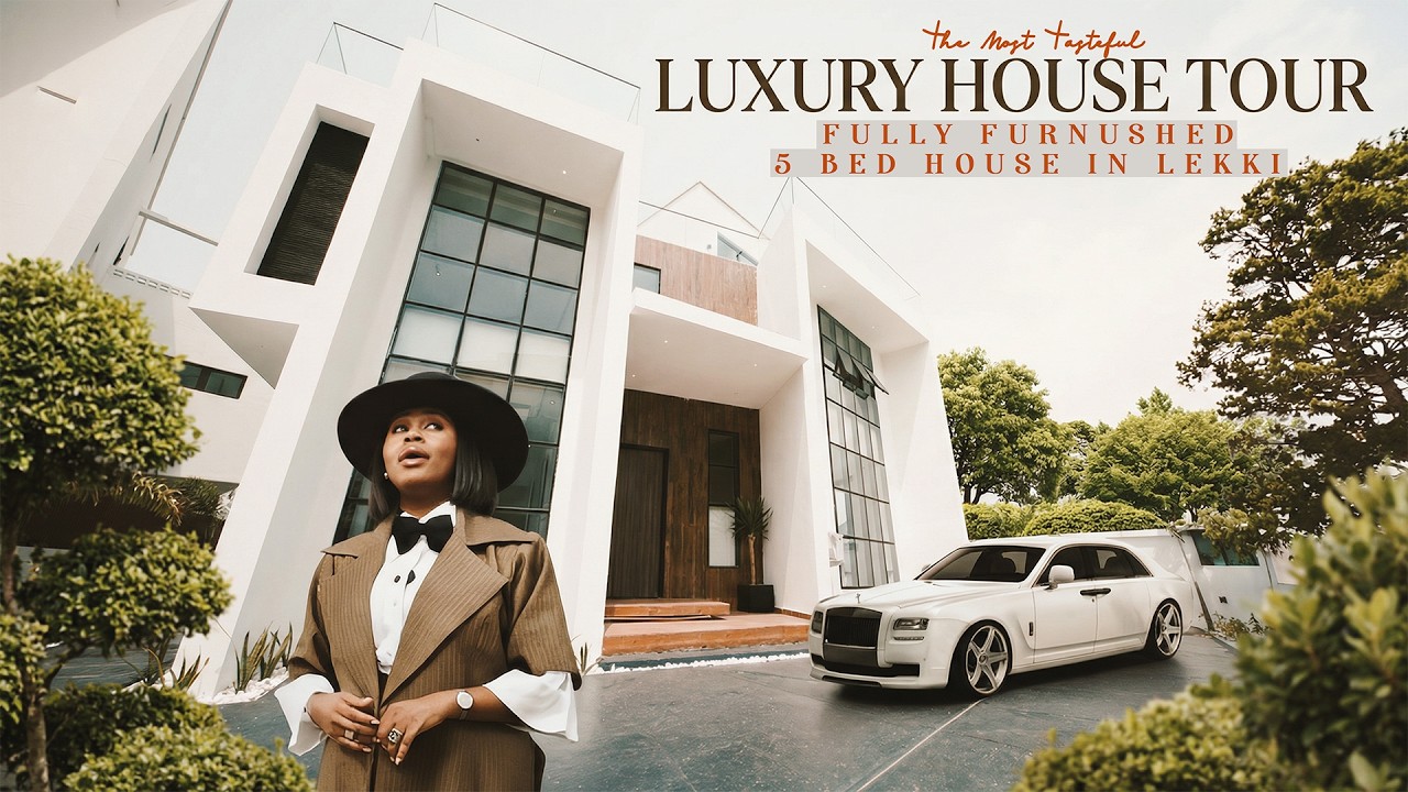 BREATHTAKING Fully Furnished 5 BEDROOM Lekki House Tour | Lagos Luxury Done Right cover art