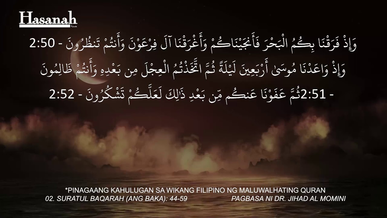 Suratul Baqarah 44-59 Quran Tagalog Translation cover art