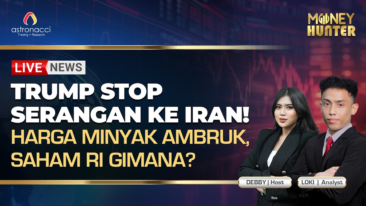 Gencatan Senjata AS–Iran Bikin Minyak Jatuh 16%, Ini Dampaknya ke IHSG dan Saham Energi! cover art
