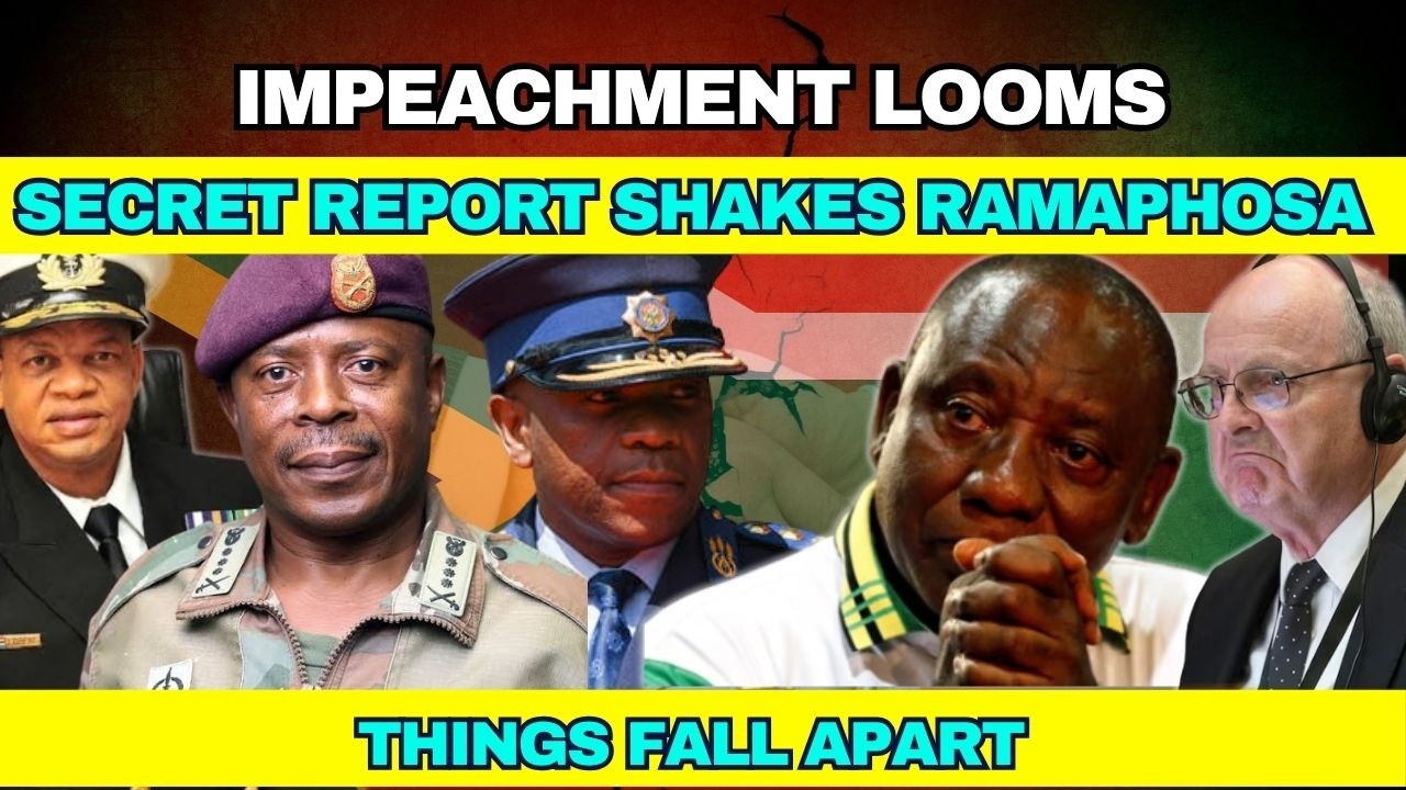 Panic as IMPEACHMENT Looms-Secret Report SHAKES Ramaphosa