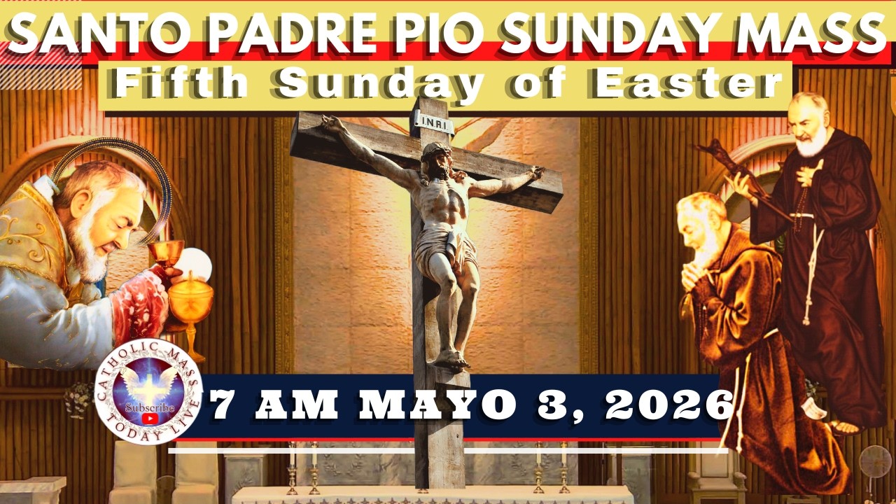 SUNDAY CHURCH FILIPINO LIVE MASS TODAY at Santo Padre Pio National Shrine ^ May 03, 2026  7AM cover art
