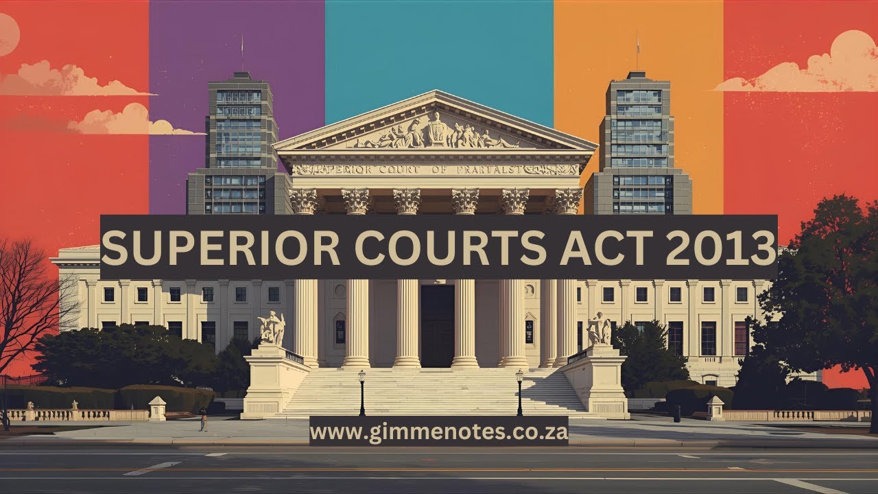 Superior Courts Act 2013: Structure and Power of South Africaβs Top Courts cover art