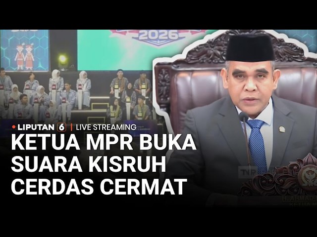 🔴 LIVE | Ketua MPR Ahmad Muzani Buka Suara Soal Kisruh Cerdas Cermat Empat Pilar cover art