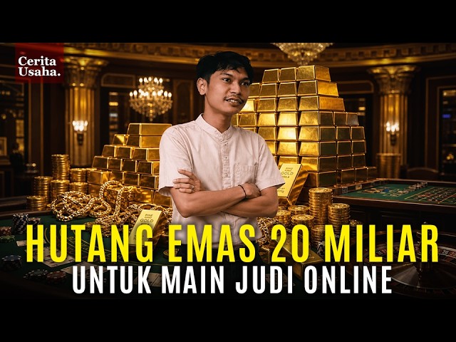 Telilit Hutang Emas Murni Senilai 20 Miliar Karna Main Judol, Uang Usaha Habis cover art