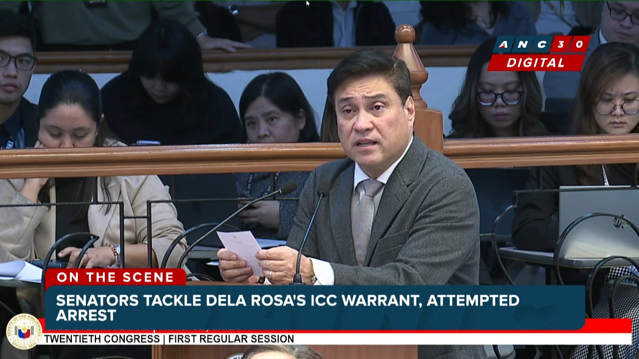 Zubiri: What happened between NBI, Senate security, Dela Rosa 'sad, outrageous' | ANC cover art