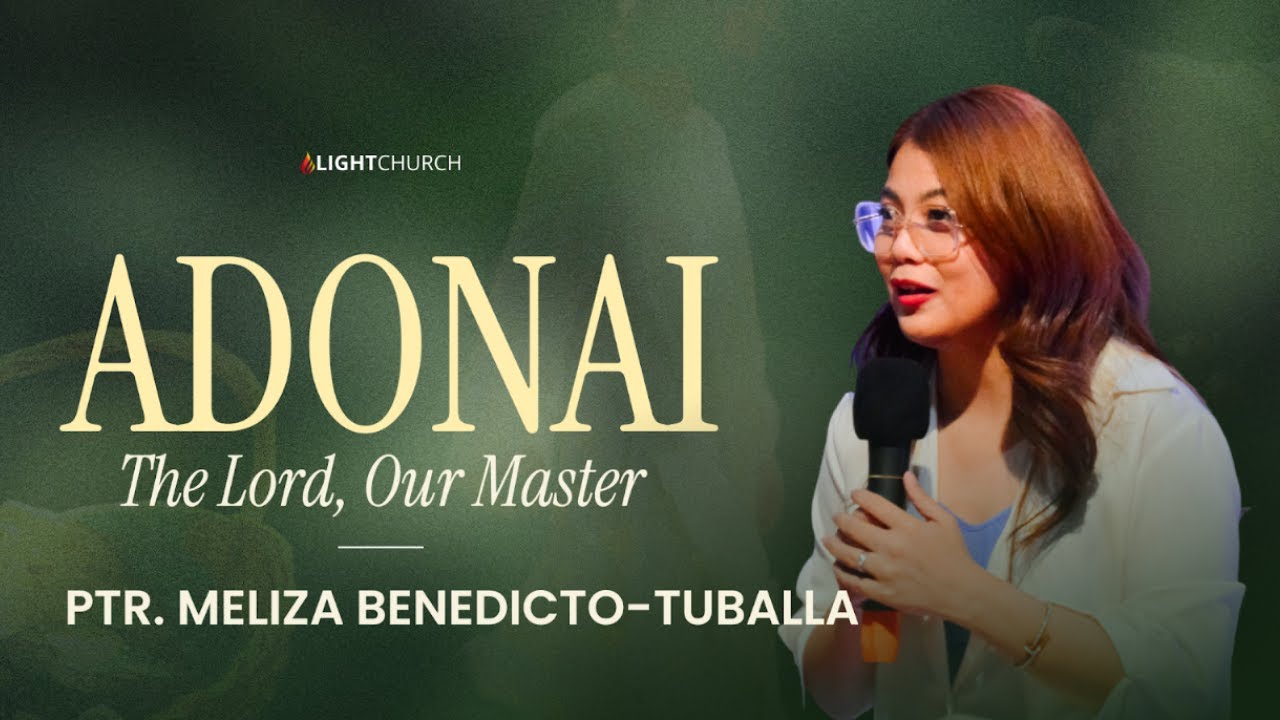 "The God I Know" Adonai : Our Sovereign Master | Ps Meliza Benedicto Tuballa cover art