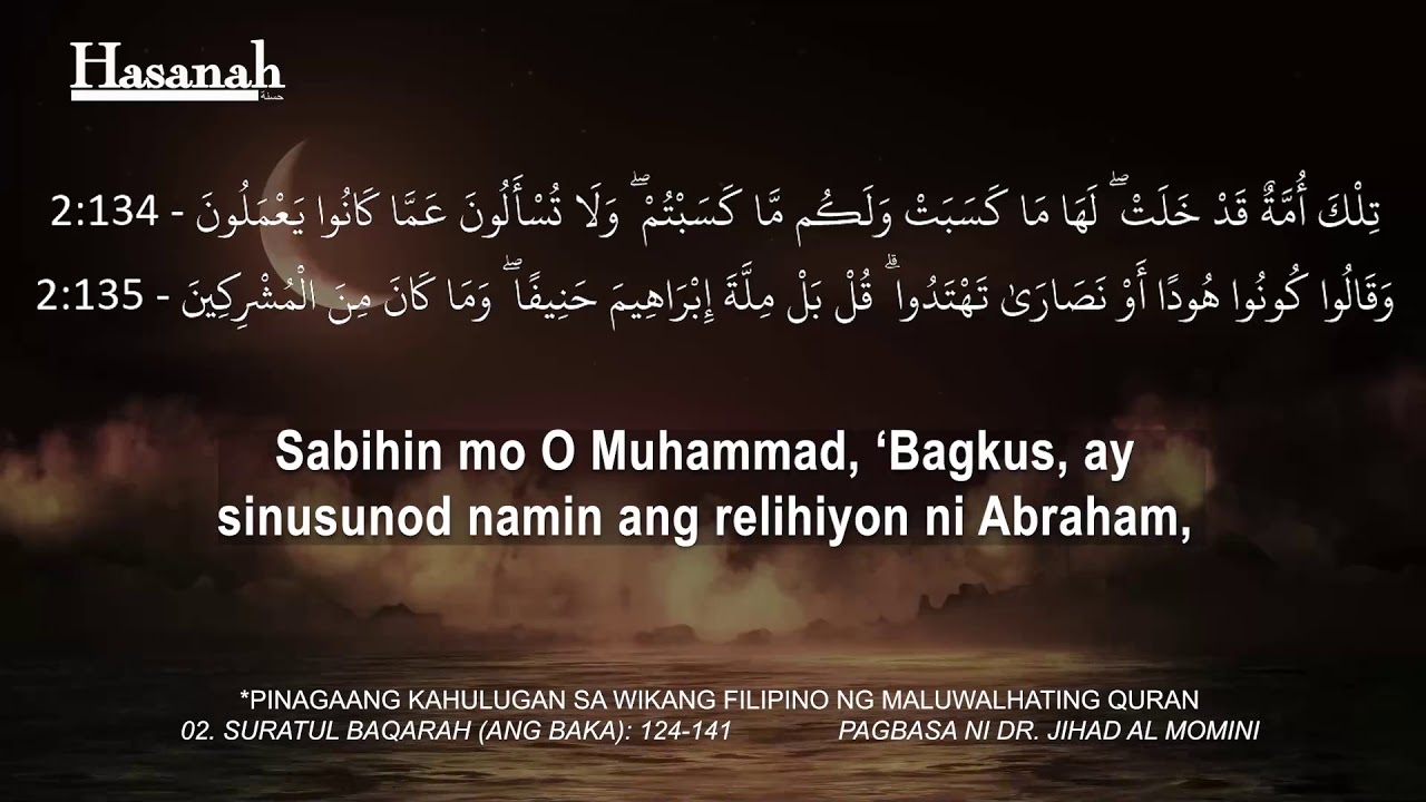 Suratul Baqarah 124-141 Quran Tagalog Translation cover art