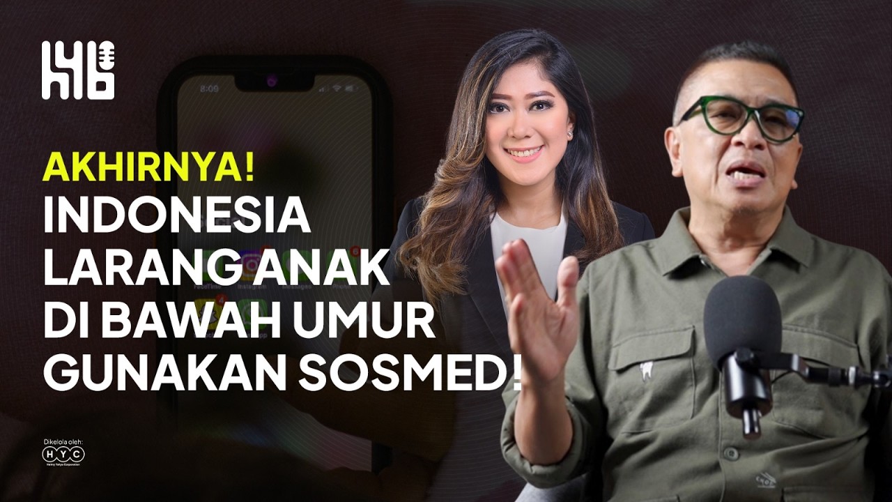 Anak Di Bawah Umur Dilarang Main Sosmed Biar Gak Kecanduan Gadget! | Helmy Yahya Bicara cover art