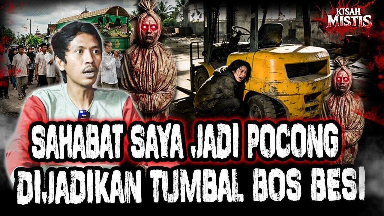 PABRIK BAJA TERSERAM!! SHIFT MALAM BERDARAH SAMPE SAHABAT SAYA MENINGGAL JADI POCONG, cover art