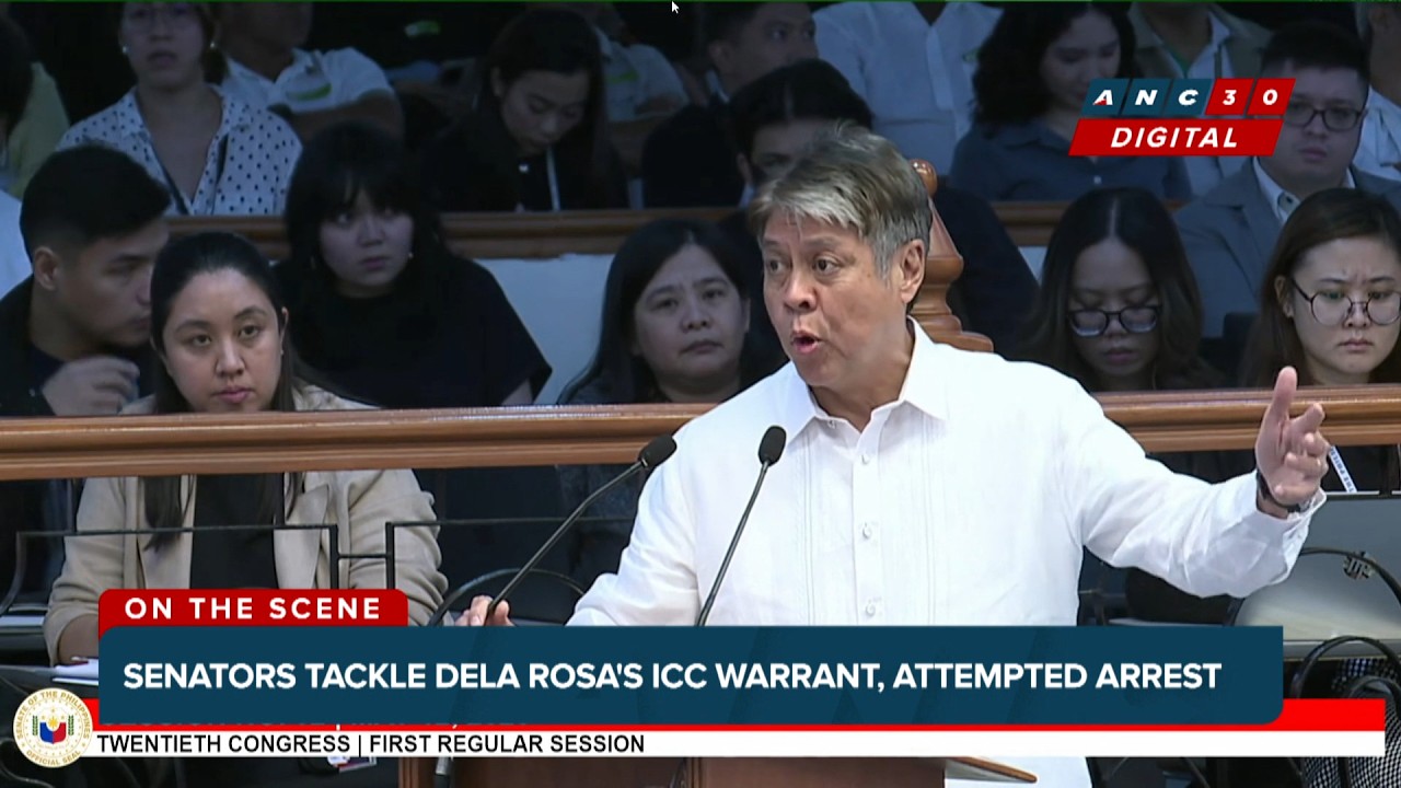 'I still have the floor': MOMENT Kiko Pangilinan, Robin Padilla clash over Bato ICC warrant | ANC cover art