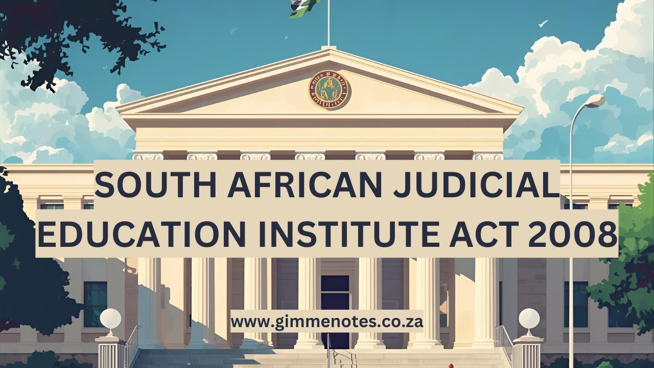 South African Judicial Education Institute Act 2008: Training and Transforming the Judiciary cover art