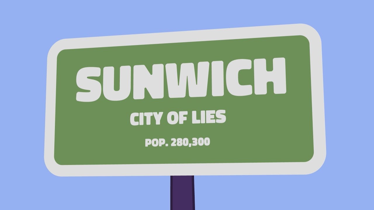 Sunwich - City of Lies (Official Lyric Video) cover art