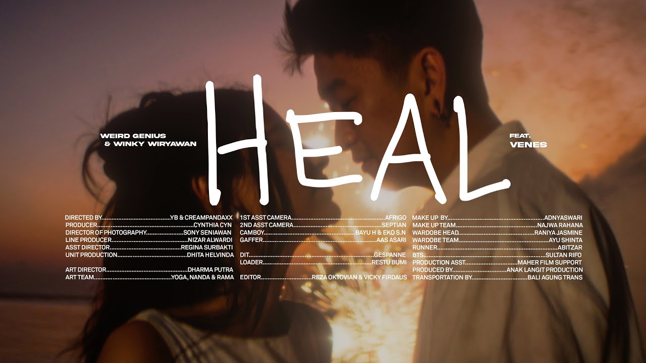 Weird Genius & Winky Wiryawan - HEAL (feat. Venes) Official Music Video cover art
