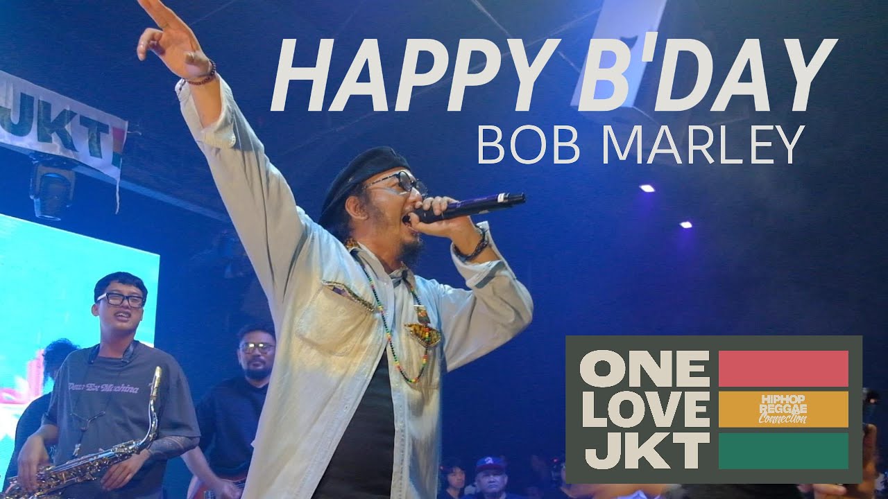 Bob Marley bday celebration ! King of Reggae! One Love JKT ! 6 feb 2026 #reggae #bobmarley cover art
